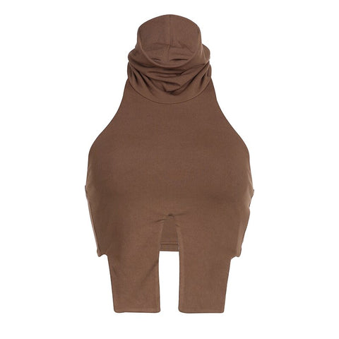 casual-brown-knitted-slim-sexy-backless-irregular-turtleneck-split-tank-6