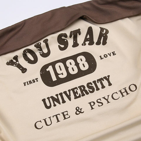 khaki-drawstring-strapless-tube-letter-print-mini-vest-top-10