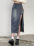 streetwear-asymmetrical-patchwork-burr-lace-up-side-split-denim-long-skirt-1