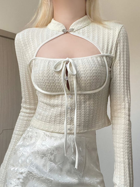 vintage-fashion-jacquard-skinny-lace-up-buttons-knitted-long-sleeve-slim-cut-out-top-2