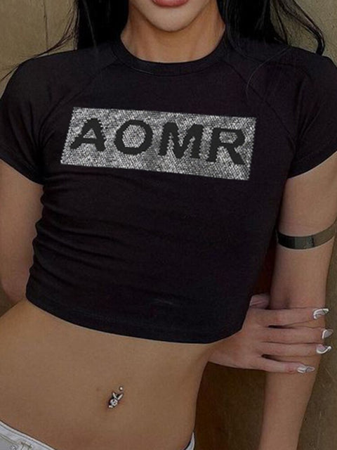 black-gothic-letter-rhinestone-skinny-slim-cropped-tops-1