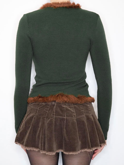 chic-elegant-retro-fur-patchwork-party-shaggy-lace-up-sexy-top-3