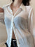 chic-folds-white-chiffon-pleated-buttons-transparent-tie-up-sexy-cardigan-blouse-3