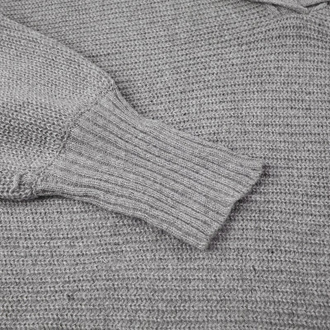 grey-casual-solid-loose-sweater-basic-fashion-chic-pullover-turn-down-collar-knitting-top-5