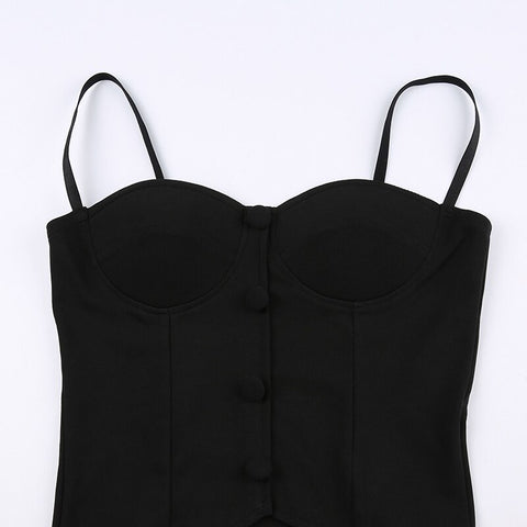 streetwear-black-strap-bustier-camis-button-slim-fashion-elegant-cropped-top-7
