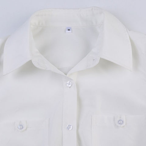 white-sleeveless-stand-collar-basic-buttons-pockets-cardigan-retro-top-5