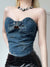 blue-floral-stitched-strapless-denim-zipper-hollow-out-top-3