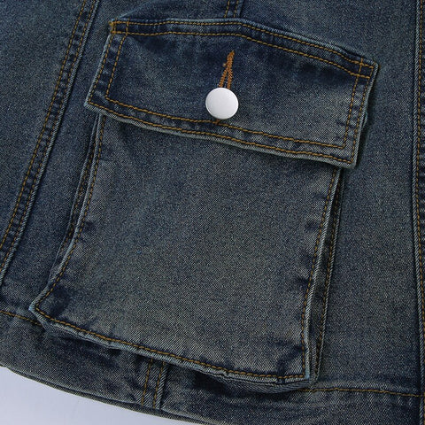 streetwear-strapless-denim-retro-sleeveless-mini-dress-７