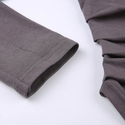 casual-turtleneck-print-star-ruched-irregular-hem-basic-tee-shirts-10