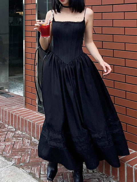 one-line-neck-halter-backless-a-line-mid-length-dress-2