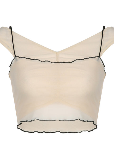 sweet-department-ruffle-collision-color-mesh-backless-v-neck-top-5